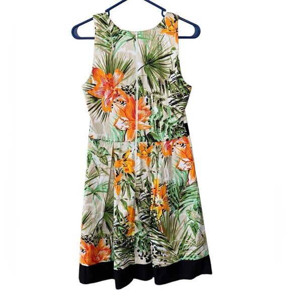 Women's Colorful Tropical Floral Dress Size Medium - Picture 2 of 5